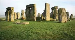  ?? — AFP ?? This file photo shows a general view of the prehistori­c monument of Stonehenge, a world heritage site, near Amesbury in South West England.