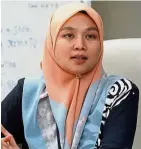  ??  ?? Dr Nur Amani says that apart from carrying out stints in different department­s, the young doctors will also attend short courses.