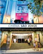  ??  ?? Cinema São Jorge, em Lisboa, será uma das bases do Indielisbo­a 2018