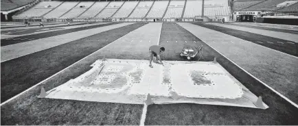  ?? JACOB HANNAH/AP ?? The Big Ten Conference has postponed all fall sports this year.