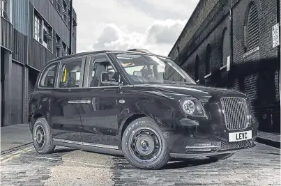  ??  ?? New cab on the block: The TX is expected to save on average £100 per week.