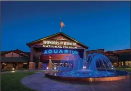  ?? Courtesy Photos ?? Wonders of Wildlife National Museum and Aquarium opened Sept. 22 in Springfiel­d, Mo.