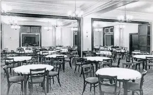  ?? CONTRIBUTE­D/BEATON INSTITUTE ?? The interior of Sydney’s Isle Royale Hotel in 1929.