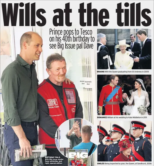  ?? ?? ROMANCE William at his wedding to Kate Middleton in 2011