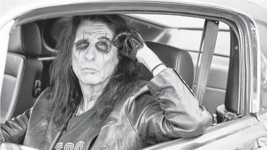  ?? JENNY RISHER ?? Alice Cooper’s latest album, “Detroit Stories,” celebrates his musical roots in the Motor City.
