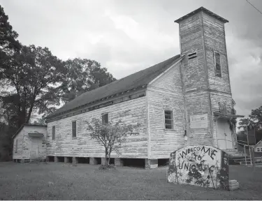  ?? Associated Press ?? This Nov 10, 2015, photo shows the historic Union Missionary Baptist Church in Jefferson, Texas.