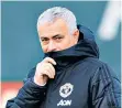  ??  ?? Casualty list: Jose Mourinho does not know who will be fit