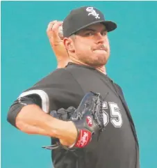  ??  ?? Carlos Rodon allowed two runs and six hits in 7‰ innings Friday. He matched a career high with 11 strikeouts.