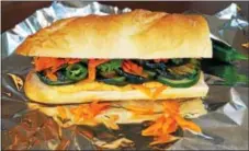  ?? PHOTO BY EMILY RYAN ?? Try this veggie version of a Vietnamese banh mi sandwich.