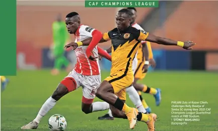  ??  ?? CAF CHAMPIONS LEAGUE