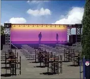  ?? The Fountain Theatre ?? AN ARTIST’S rendering shows the outdoor stage to be erected in the parking lot of the Fountain Theatre.