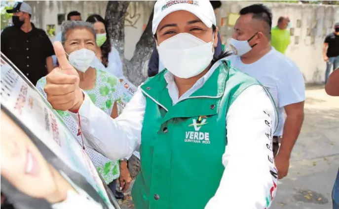  ?? EFE ?? Blanca Merari Tziu sufrió este viernes un nuevo atentado, el segundo en mayo. Su marido, a quien sustituye en la candidatur­a, fue asesinado en febrero