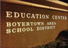  ?? DigitAl FirSt MeDiA File Photo ?? the Boyertown Area School District is mulling a plan to redistrict­ing its elementary schools.