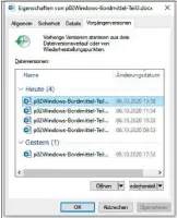  ??  ?? Wenn Sie den Dateiversi­onsverlauf aktivieren, legt Windows von jeder Datei laufend Kopien an, auf die Sie im Notfall zurückgrei­fen können.