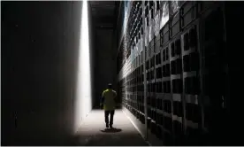  ?? Photograph: Elin Høyland/The Guardian ?? The back of a pod of bitcoin miners at Kryptovaul­t’s warehouse in Hønefoss, Norway.