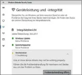  ??  ?? Der Integrität­sbericht zeigt dem Nutzer schnell, ob und wo auf dem PC Probleme aufgetauch­t sind.