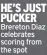  ?? ?? HE’S JUST PUCKER Brereton Diaz celebrates scoring from the spot