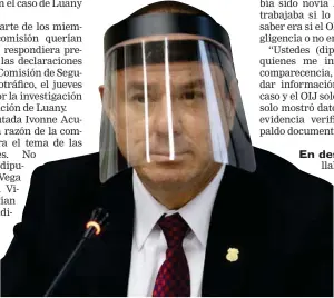  ?? ASAMBLEA LEGISLATIV­A ?? El director del OIJ se negó a decir más del caso de Luany.