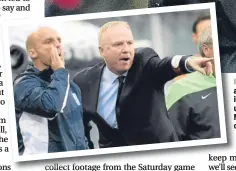  ??  ?? Alex Rae is loving life as a boss and reckons it’s only a matter of time u until former gaffer Alex McLeish gets another top club job in England.