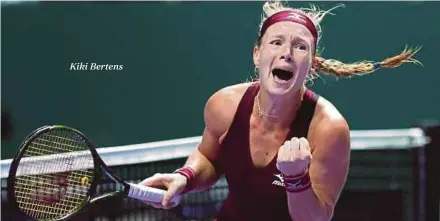  ??  ?? Kiki Bertens