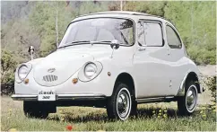  ?? SUBARU ?? The featherwei­ght 1958 Subaru 360 introduced the Japanese automaker to the U. S. market.