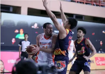  ?? (PBA) ?? SLAUGHTER IN MONSTER GAME. Greg Slaughter shrugged off the heartbreak­ing loss to Magnolia in their last game, and had a monster game versus Rain or Shine.