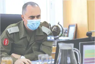 ?? (IDF) ?? IDF CHIEF medical officer Brig.-Gen. Tarif Bader.
