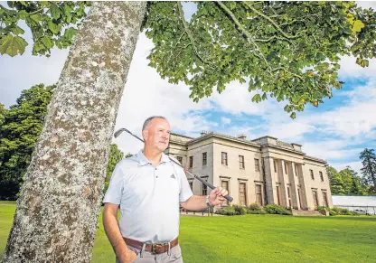  ?? Picture: Steve Macdougall. ?? Captain Ian Mcalindon at Camperdown golf course.