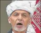  ?? AP ?? ■ Ashraf Ghani at his swearing in ceremony in Kabul.