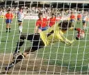  ??  ?? JUNE 18 1980: ENGLAND
KOP THAT Clemence saves a penalty