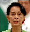  ??  ?? Aung San Suu Kyi