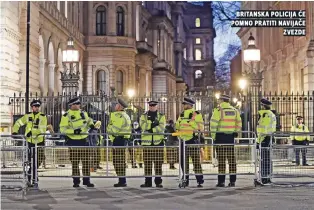  ??  ?? Britanska policija će pomno pratiti navijače zvezde