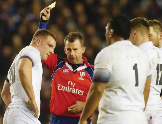  ??  ?? Reckless yellow: Eddie Jones should ignore Sam Underhill’s sin binning