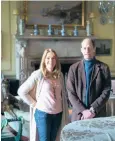  ?? ?? g ‘You can’t live at Hedingham without thinking how you’re going to pay for it’: Jason and Demetra Lindsay at home