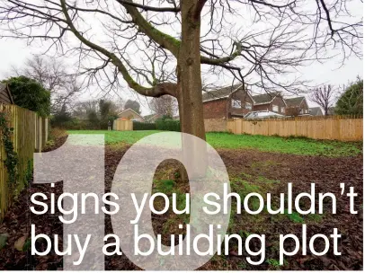  ??  ?? Above: When Build It readers Matt and Sally found this plot with existing planning consent for a pair of semidetach­ed houses, they turned to Mike Dade for advice. The couple only wanted to build a three-bedroom home, so he suggested they tread carefully, as permission for the property they were after wasn’t guaranteed