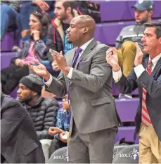  ?? COURTESY OF HOLY CROSS ?? Milwaukee Washington standout and University of Wisconsin alumnus Freddie Owens is currently an assistant basketball coach at Holy Cross.