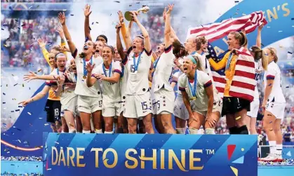  ?? ?? USA won the Women’s World Cup in 2019. Photograph: PA