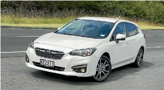  ?? DAMIEN O’CARROLL ?? Impreza is one of the value packages on the New Zealand new vehicle market.