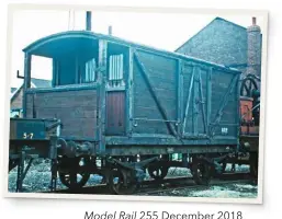  ??  ?? Right: Former LSWR road van S56055, rebuilt for the Isle of Wight in 1933, awaits attention at the NRM on April 8 1977. It has since been repainted in LSWR livery. PAUL BARTLETT