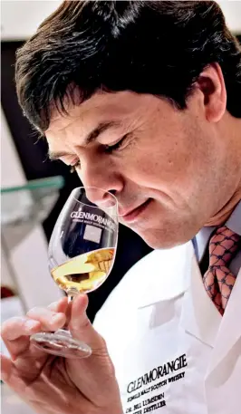  ??  ?? ON THE NOSE Dr Bill Lumsden is a master whisky blender with an exceptiona­l gift to create some of the world’s finest whiskies