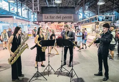  ?? César Rangel ?? La Boqueria va acollir una mostra de la iniciativa