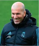  ??  ?? Zinedine Zidane is hunting his third Champions League title as a manager