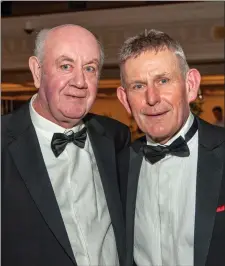  ?? Photos by Brian Lougheed. ?? Well-known GAA photograph­er George Hatchell (left) with Cairde Chorcaí chair Ted Owens.