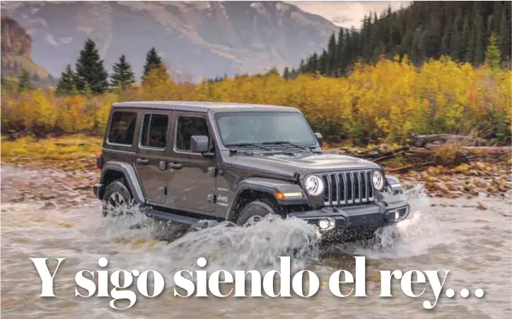  ?? |JEEP ?? Herencia Jeep, siete franjas en la parrilla y ahora los grupos ópticos tiene luz de LED.