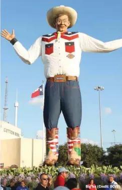  ??  ?? Big Tex (Credit: DCVB)