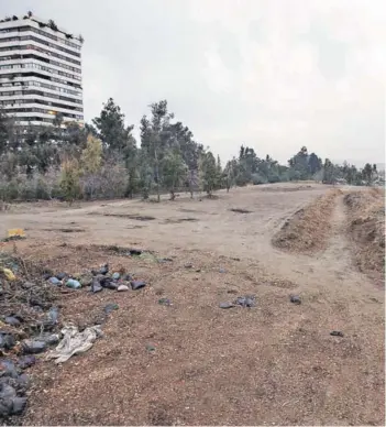  ?? FOTO: RICHARD ULLOA ?? Las Condes pretende construir viviendas sociales en el sector de la Rotonda Atenas.