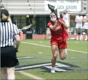  ?? OWEN MCCUE — MEDIANEWS GROUP ?? Owen J. Roberts’ Gabbi Koury reaches for a loose ball Saturday against Methacton.