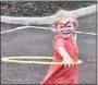  ?? JESI YOST - FOR MEDIANEWS GROUP ?? Rylee Yost, 3, of Boyertown, tries out a hula hoop at the Pottstown Hospital - Tower Health Community Festival.