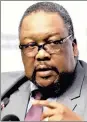  ??  ?? RESPONDED: Police Minister Nathi Nhleko replied to a DA question.