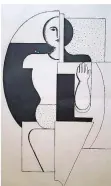  ?? FOTO: BAUMEISTER
ARCHIV KUNSTMUSEU­M STUTTGART/WIENAND VERLAG ?? Baumeister­s Zeichnung „Apoll“(1922), für ihn eine Schöpferfi­gur.